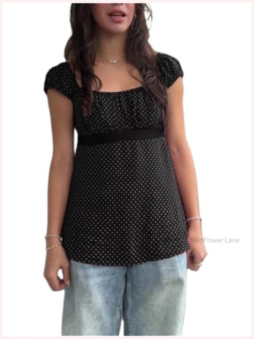 Women Y2K Coquette Ruffle Crop Top Short Sleeve Button Down Shirt